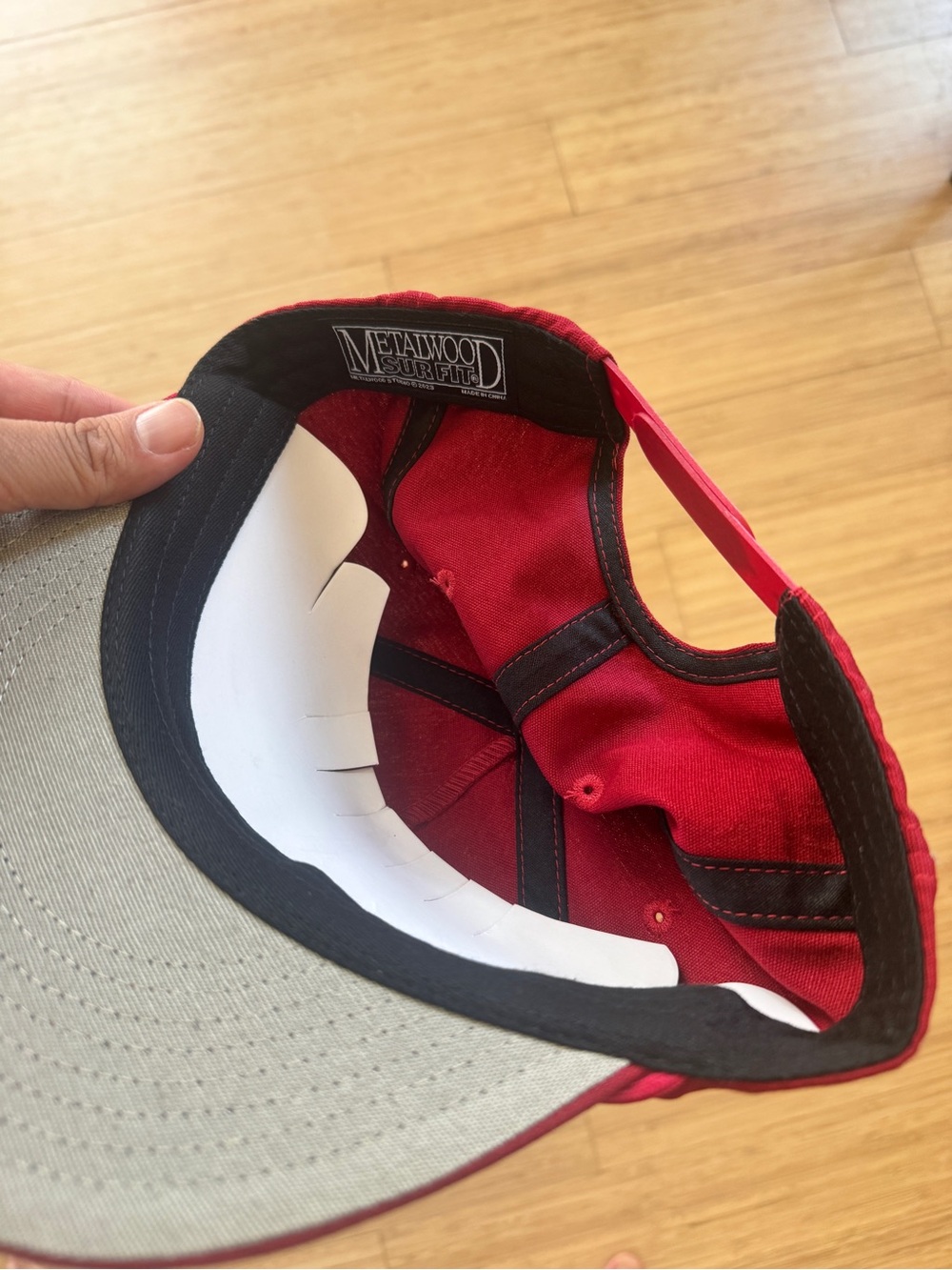 Metalwood Red Rope-Front Cap - Picture 2 of 2